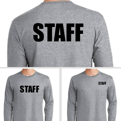 Staff T-shirts Long Sleeved Staff T-shirts Long Sleeved