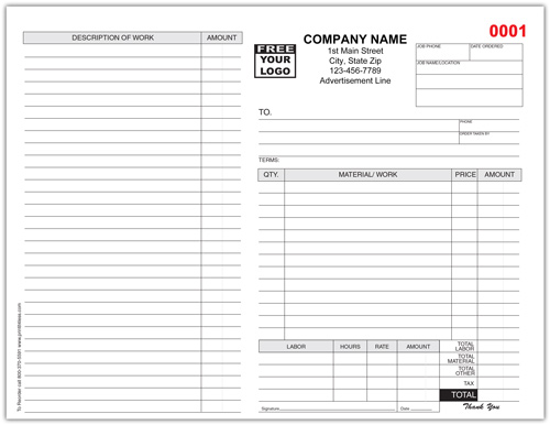 Standard Repair Form