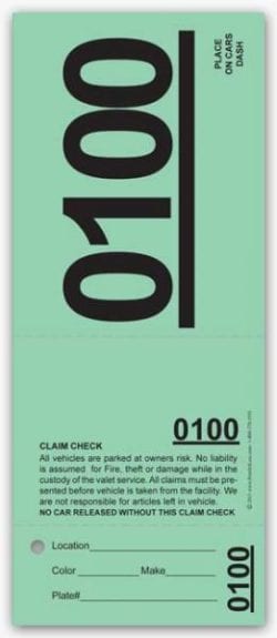 valet ticket printit4less