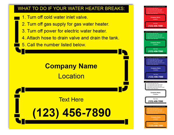 water-heater-label