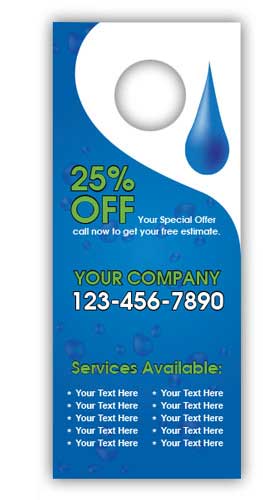 Water Services Door Hanger