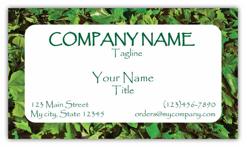 Landscaping Services Business Card
