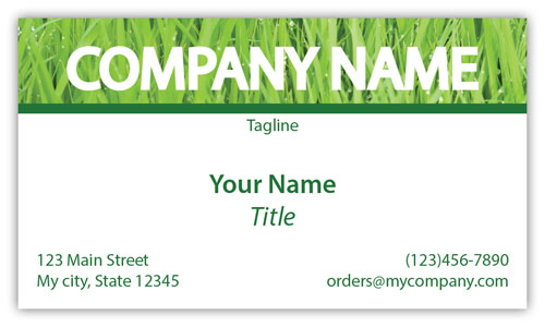 Lawn Service Business Card