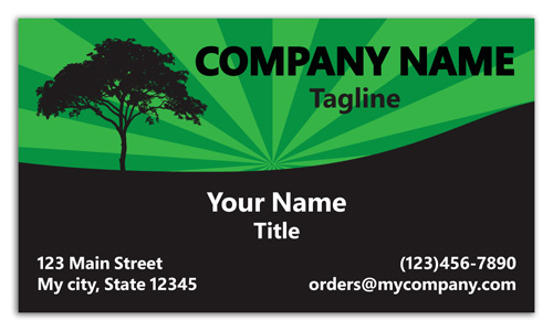 Tree and Lawn Care Business Card