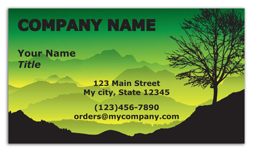 Tree and Lawn Services Business Card