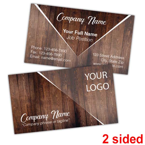 Rustic Wood Business Card Rustic Wood Business Card