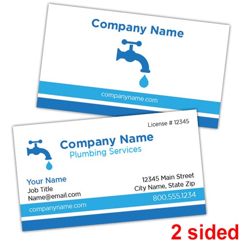 Plumbing Company Business Card