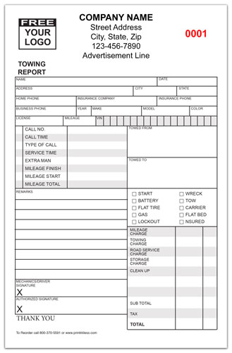 Towing Report