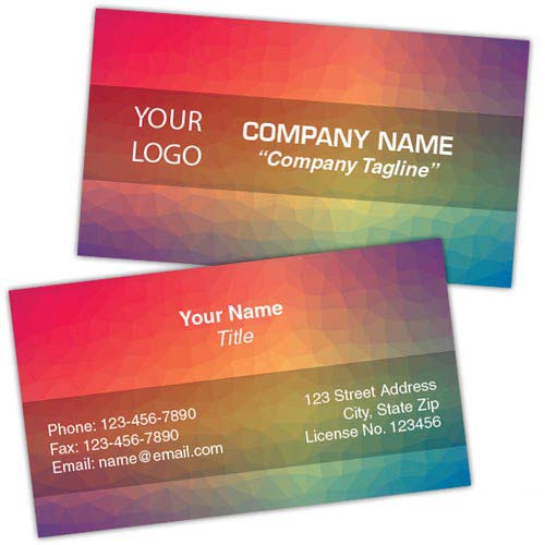 Colorful Business Cards