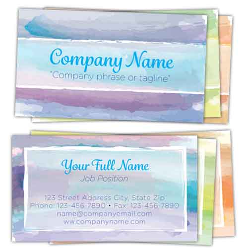 Brush Stroke Business Card