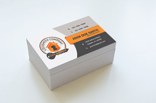 Upload your business card design