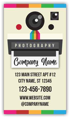 Instagram Photo Business Card