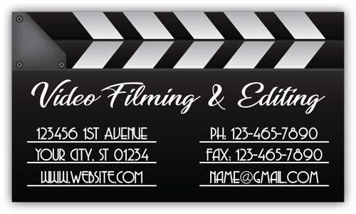 Clapperboard Business Card