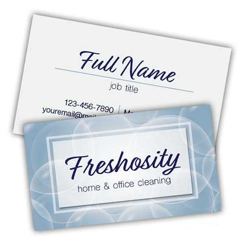 Cleaning Service Business Card