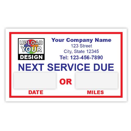 Car service stickers store