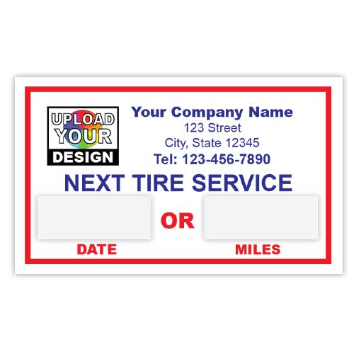 Service Reminder Sticker