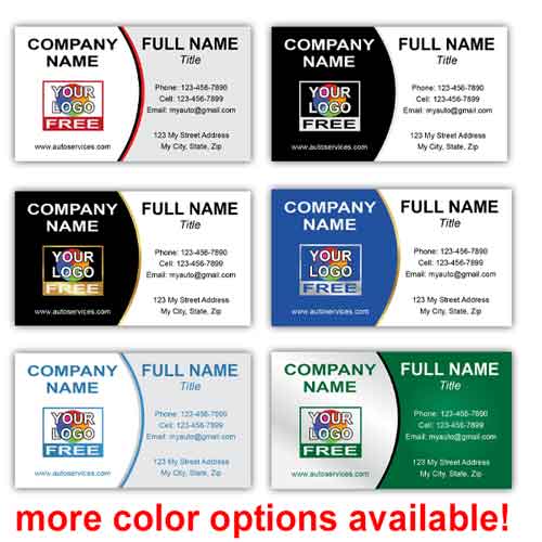 generic-auto-logo-collection Logo Business Cards Templates