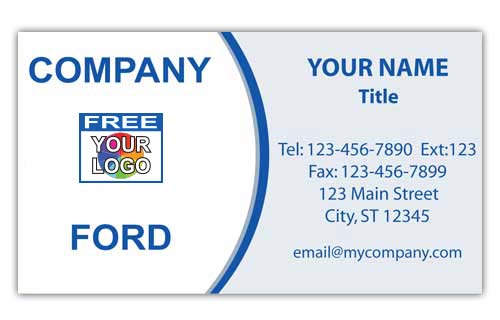 Ford Business Card with Logo