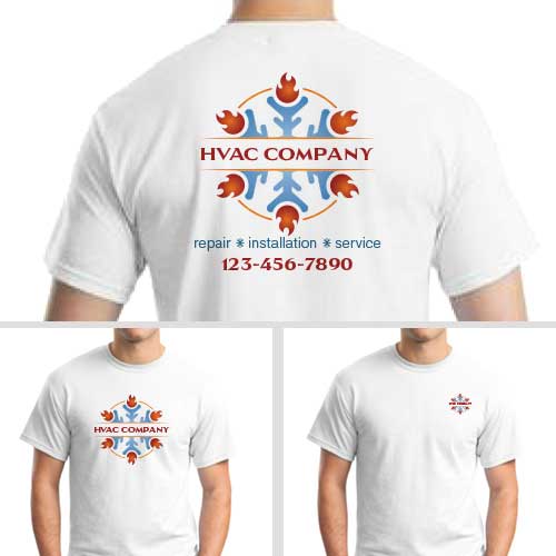 hvac-flaming-snowflake-uniform HVAC Snowflake Custom Shirt