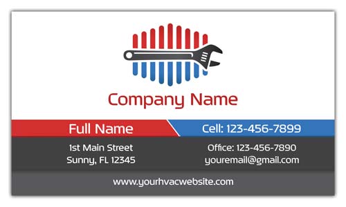 HVAC Repair Business Card