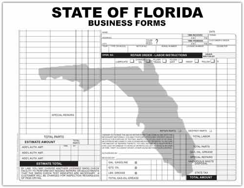 State of Florida Business Forms