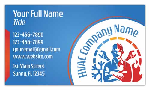 HVAC Employee Business Card