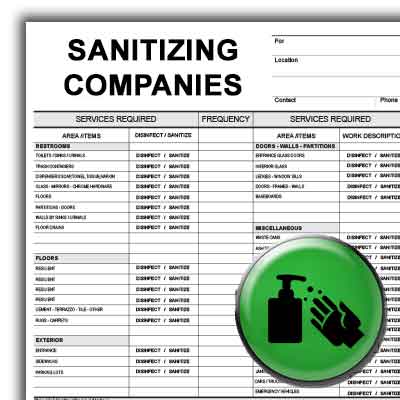 Sanitizing Companies