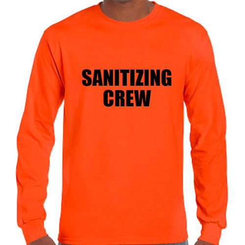 Sanitizing Crew Long Sleeve Shirts