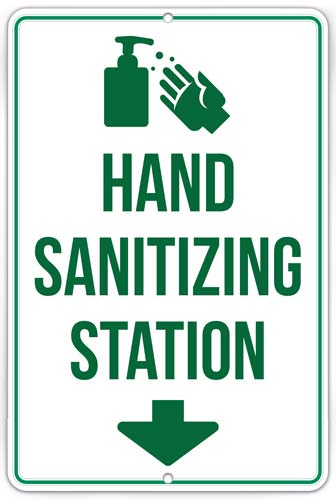 Hand Sanitization Station Signage