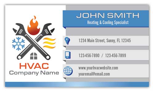 HVACR Home Business Cards