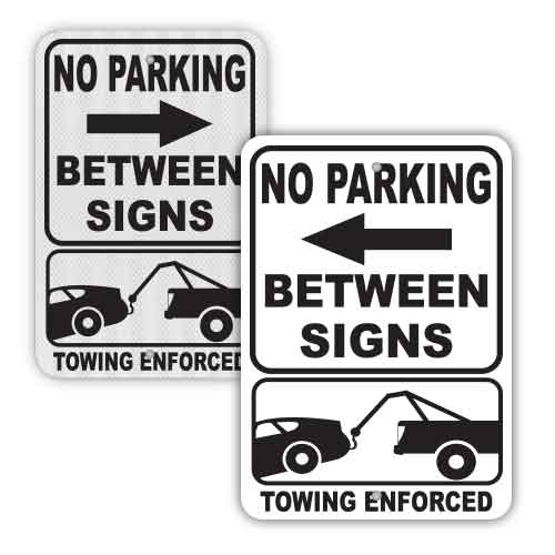 No Parking Garage In Constant Use Thank You Sign Sticker 2 Sizes Screen Printed 
