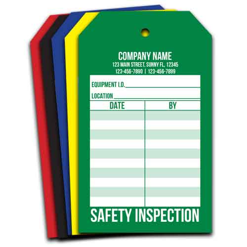 Safety Inspection Record Tags
