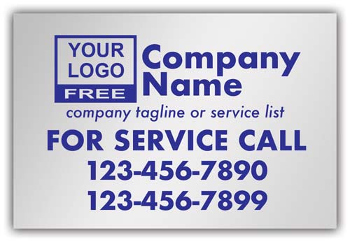 Silver Service Call Labels