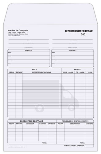 REPORTE DE COSTO DE VIAJE