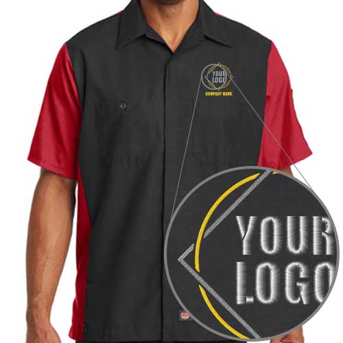 Crew Shirts with Custom Embroidered Logo