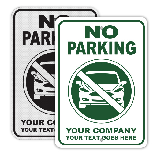 No Parking Lot Signs