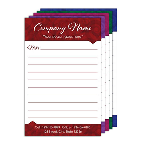 Custom Business Notepads - Half Page
