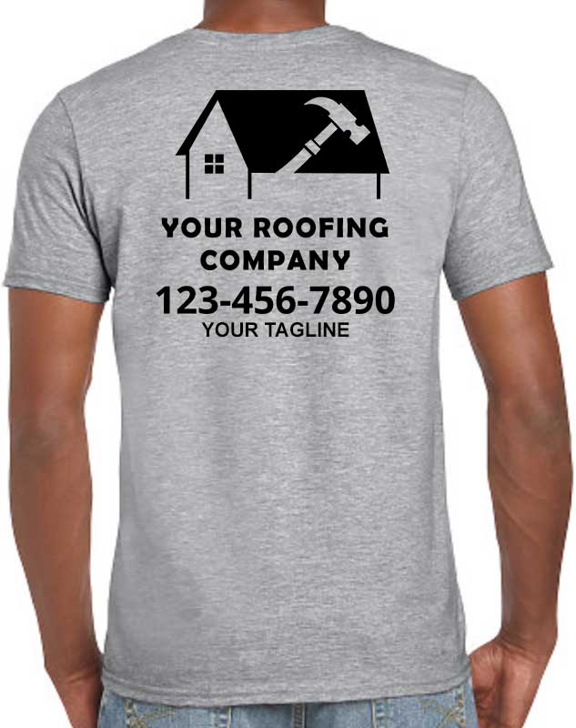 Building Contractor Work Uniforms - Back Imprint