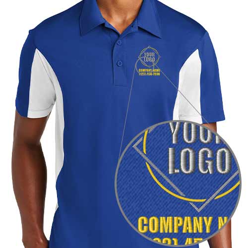 custom embroidered polos