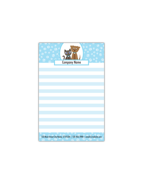 Veterinarian Office Notepads - Small