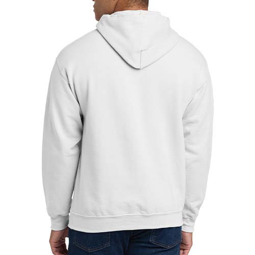 Back view of Side view of Custom Printed Hoodie