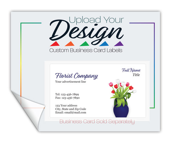 Business Card Label - Upload Your Design
