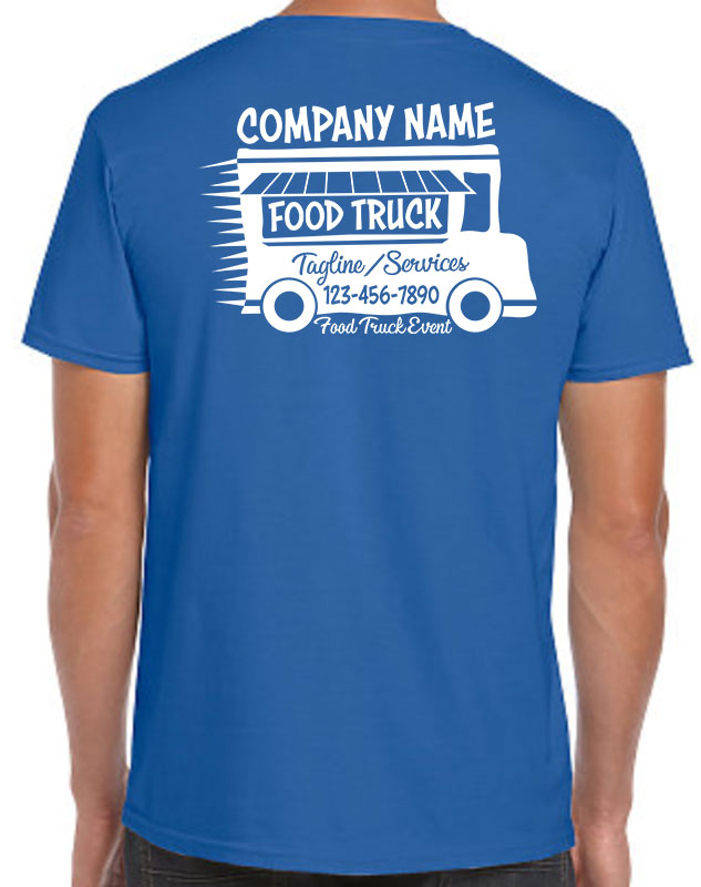Food Truck Company T-Shirts with back imprint