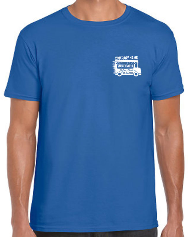 Food Truck Company T-Shirts with front imprint
