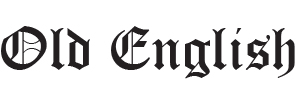 old english font preview