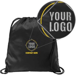 Drawstring Pack with logo