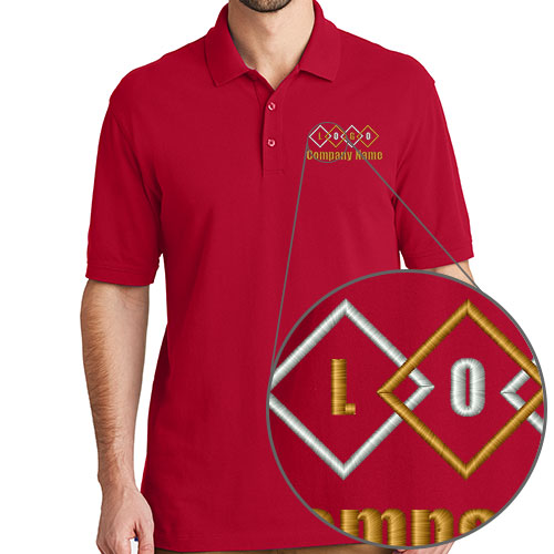 Port Authority Red Polos