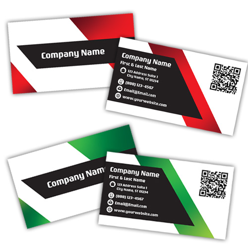 Custom QR Code Business Cards Designs
