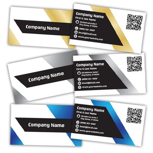 Custom QR Code Business Cards Designs