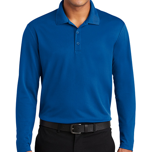 Sport-Tek RacerMesh Long Sleeve Polo Shirt